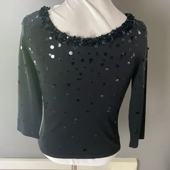 Talbots sequin top - Picture 6 of 9